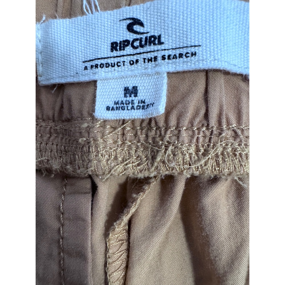 Rip Curl South Bay Cargo‎ Pant Light Brown Tan Baggy Jogger Womens Medium - Picture 6 of 6